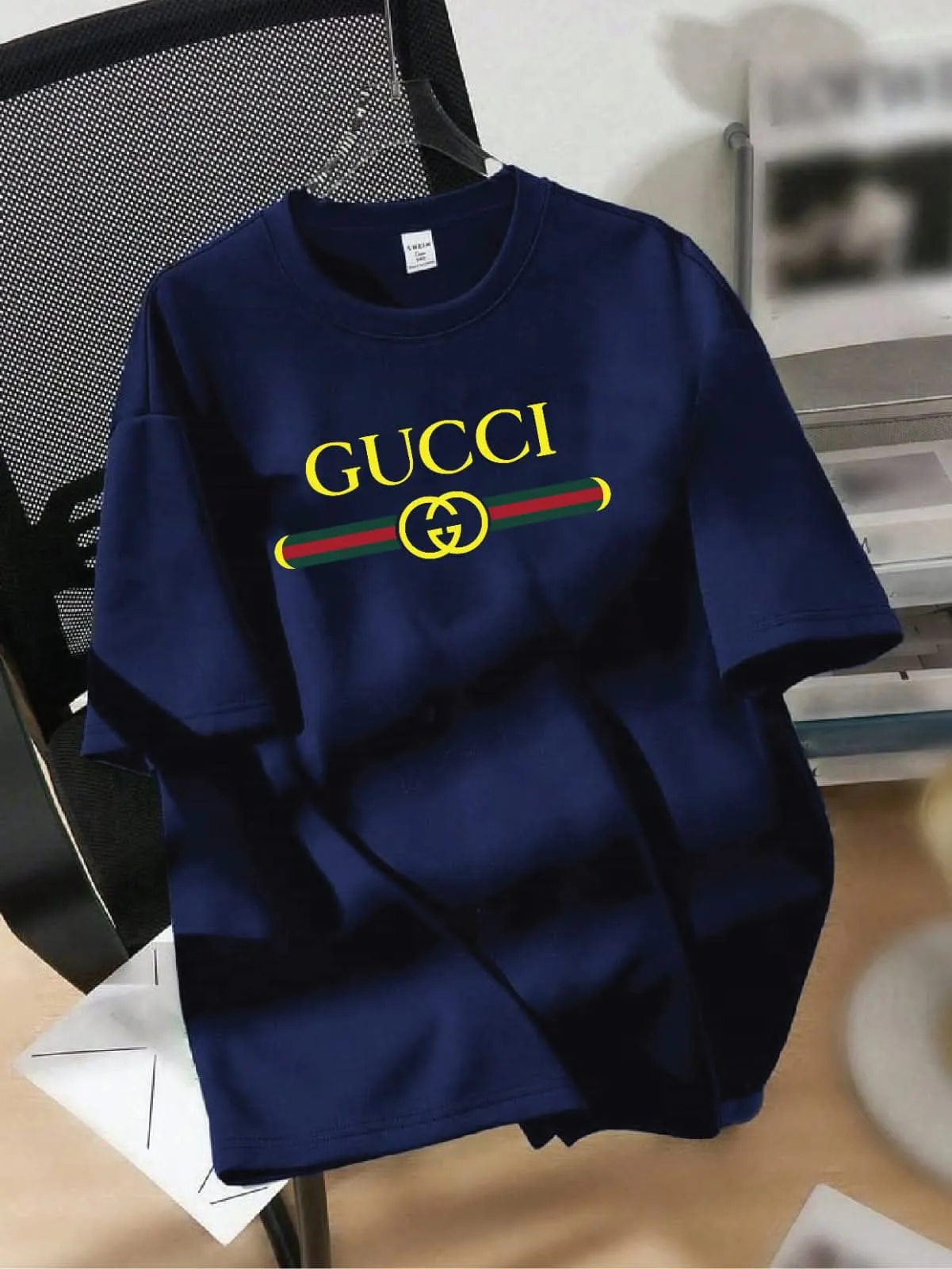 Drop Shoulder  with DTF Print All-Season Oversized Pristine T-Shirt