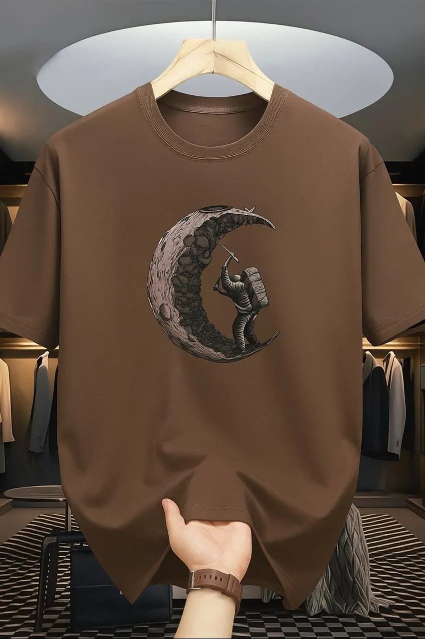 Drop Shoulder  with DTF Print Breathable Relaxed-Fit Superior T-Shirt