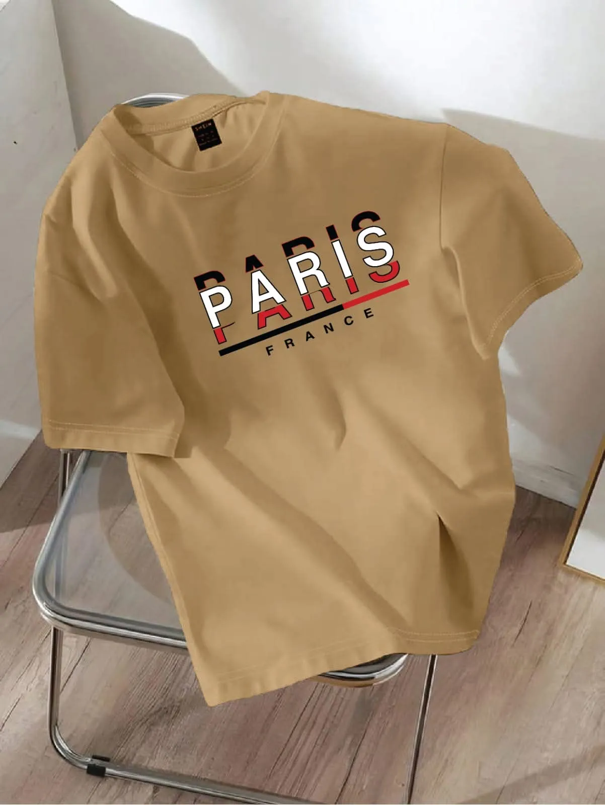 Drop Shoulder  with DTF Print High-Density Smart Grand T-Shirt