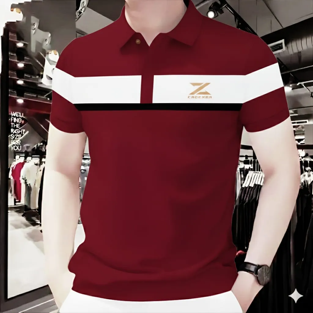 Durable Attractive Stylish Polo Shirt Fine Stitch Finish