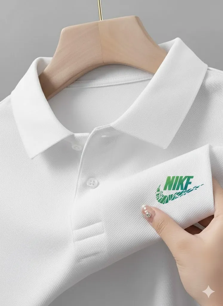Durable Formal Solid Polo Shirt Fine Stitch Finish