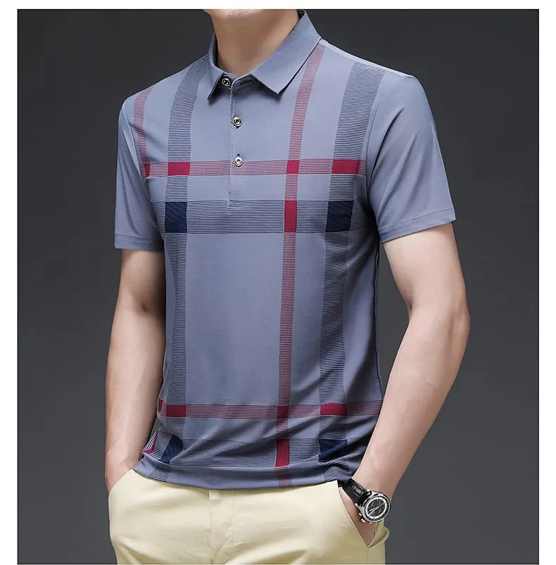 Durable New Style Polo Shirt Fine Stitching