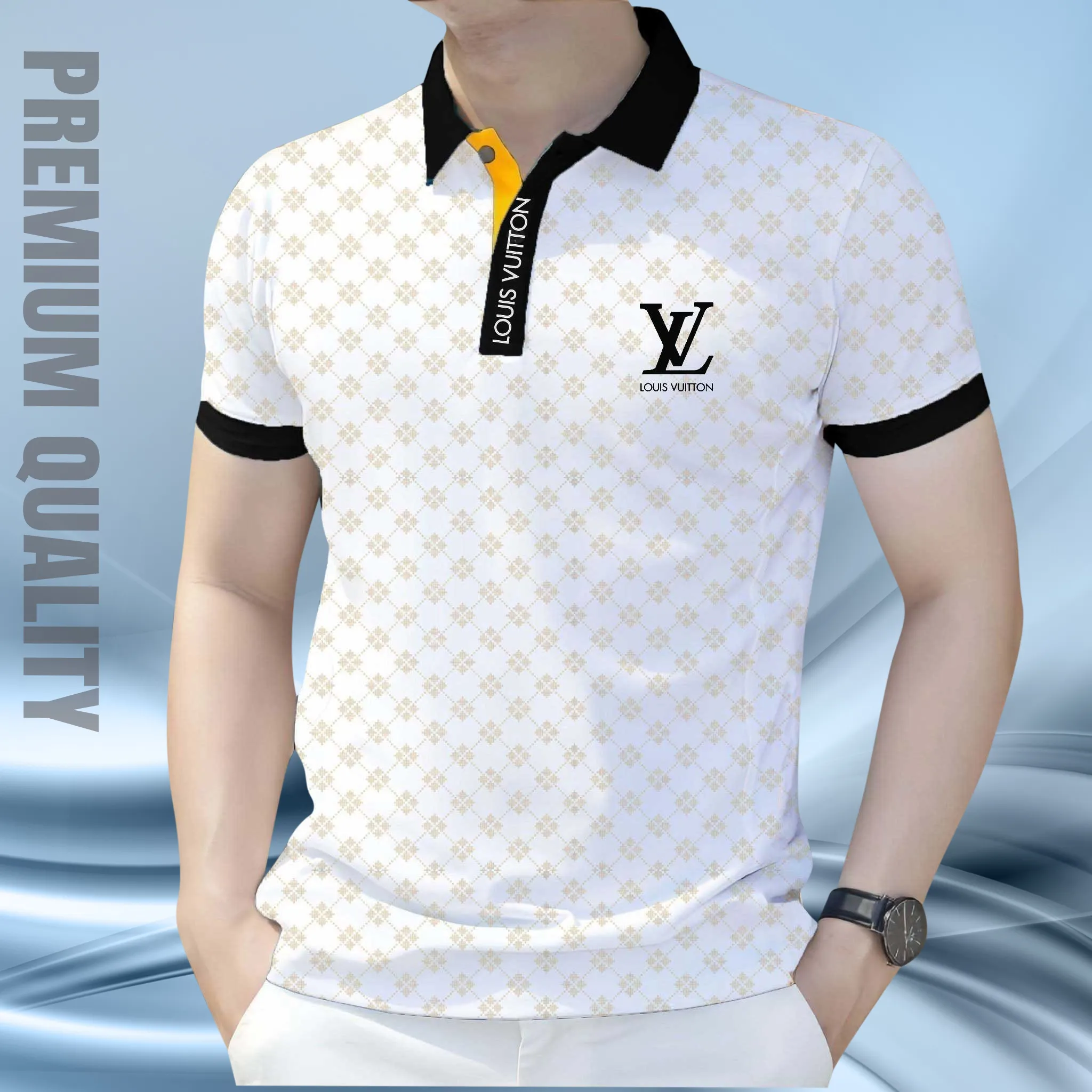 Durable New Style Polo Shirt Neat Finish