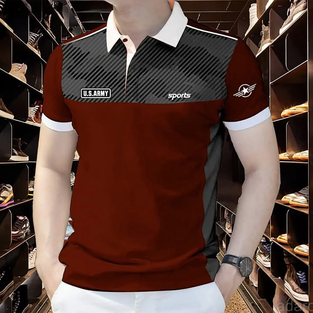 Durable Premium Cotton Polo Shirt Fine Stitch Finish