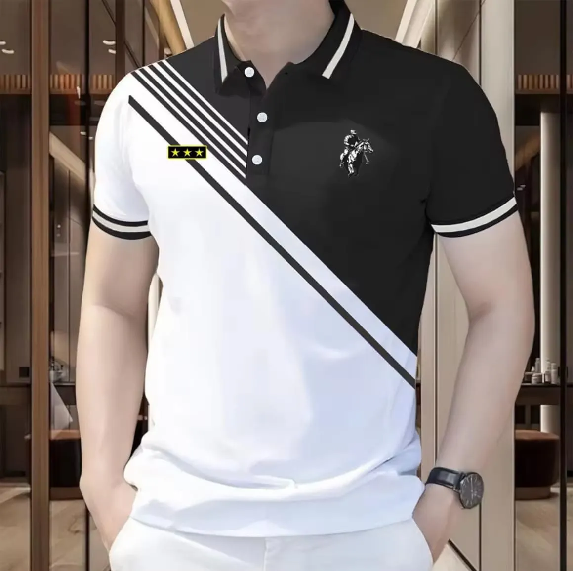 Durable Premium Cotton Polo Shirt Fine Stitch Finish