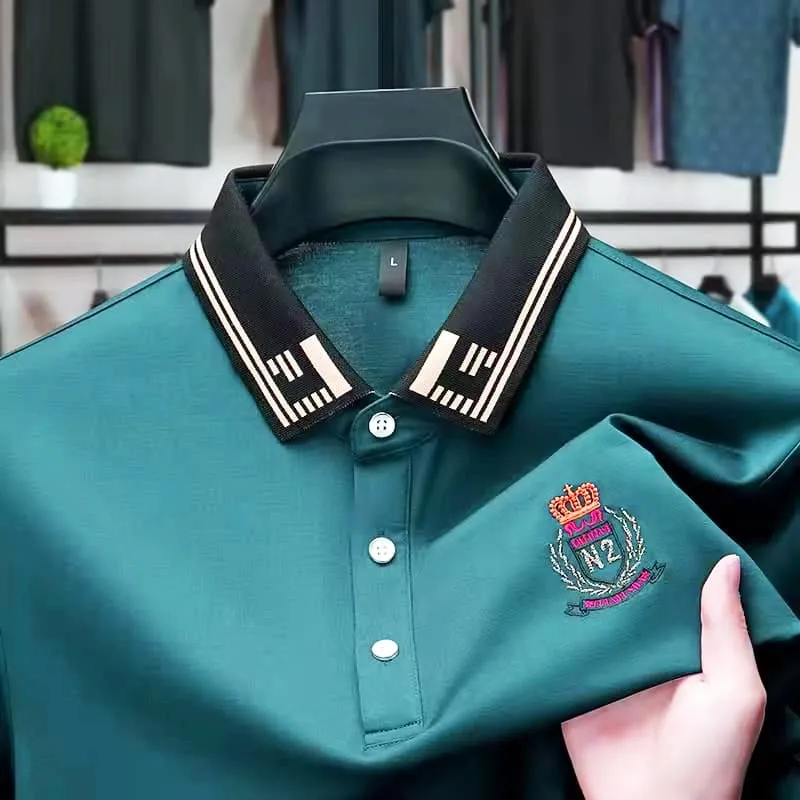 Durable Premium Cotton Polo Shirt Neat Stitch Finish