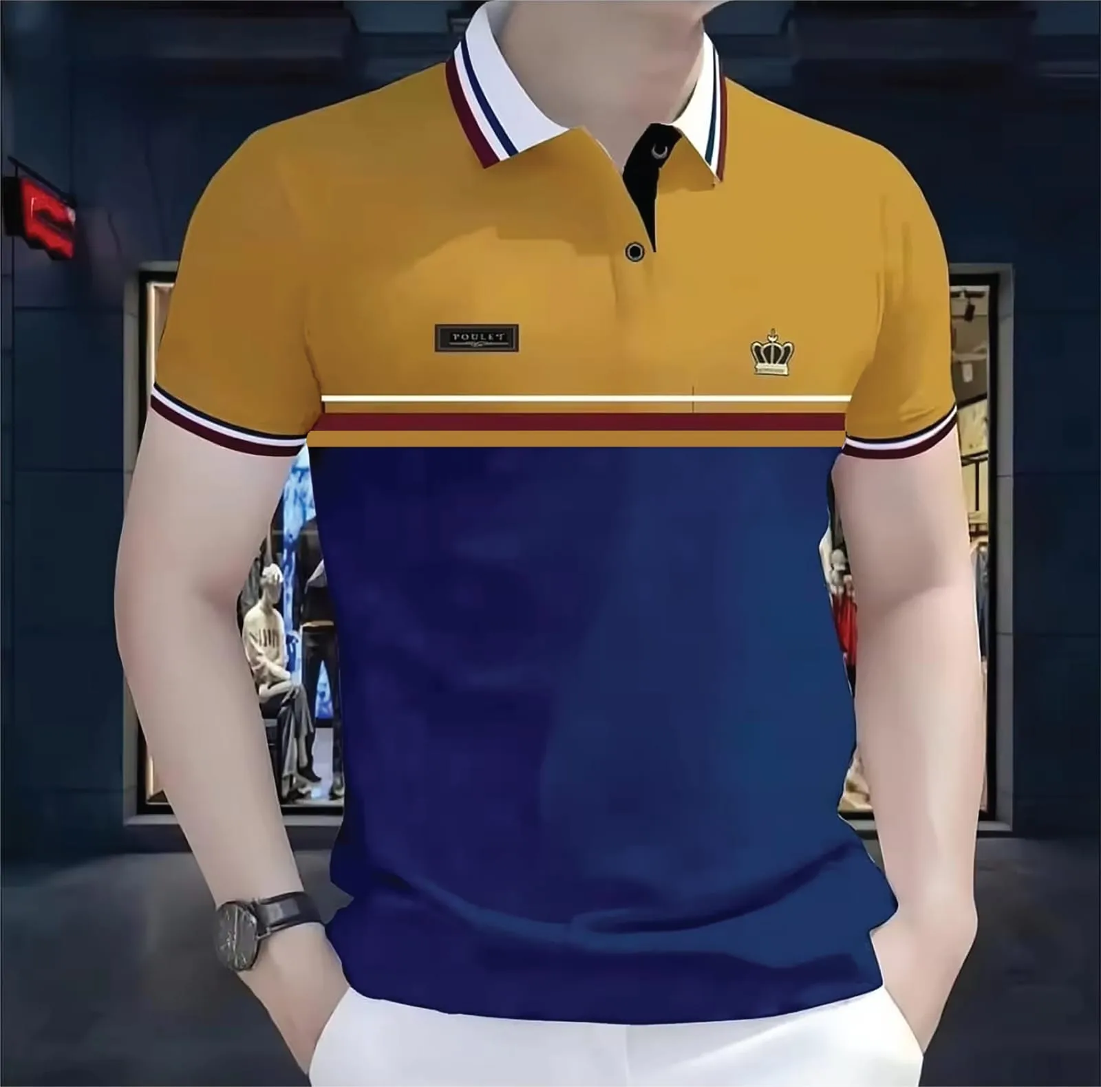 Durable Premium Cotton Polo Shirt Neat Stitch Finish