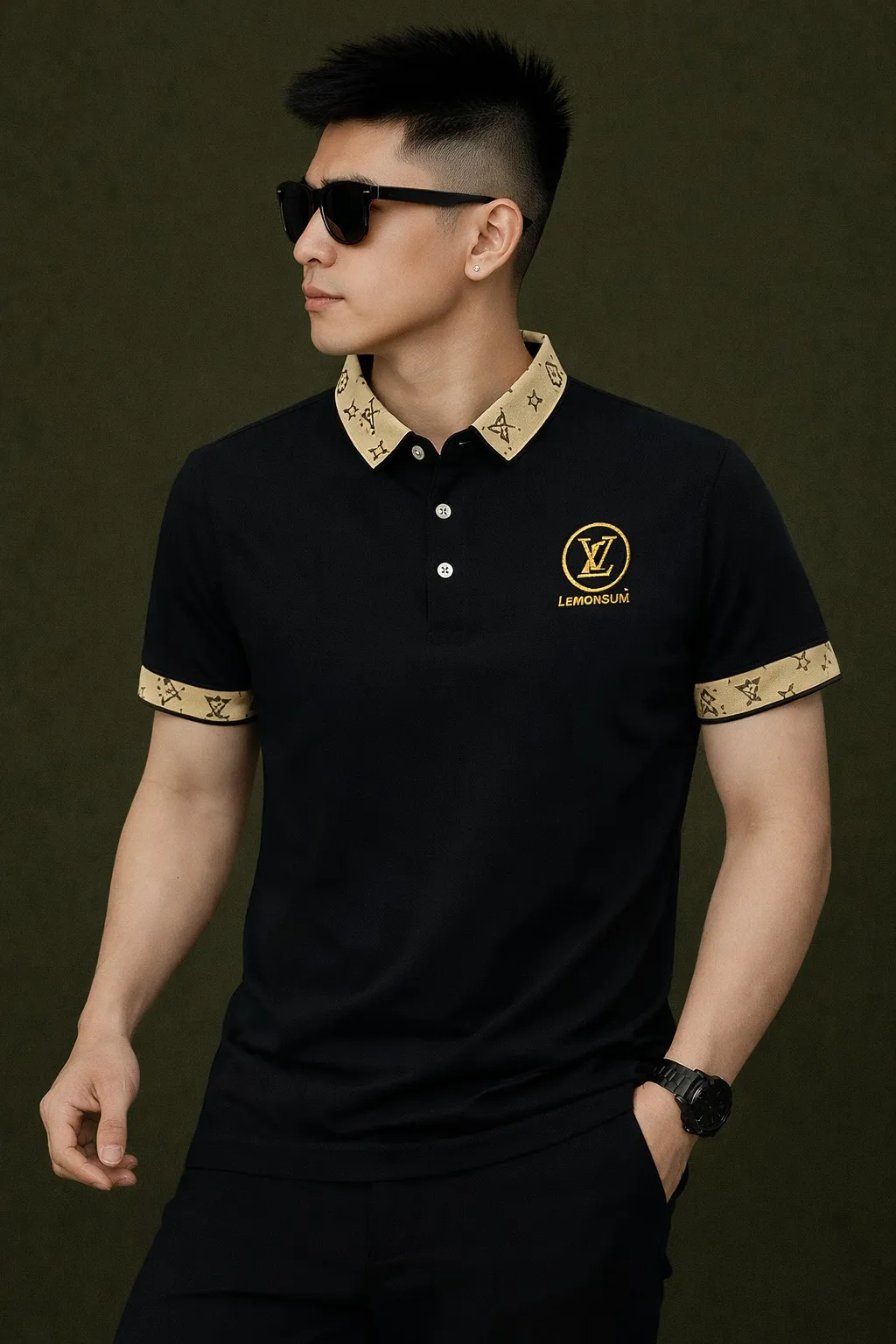 Durable Premium Cotton Polo Shirt Neat Stitch Finish