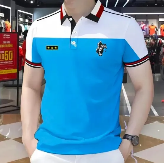 Durable Premium Cotton Polo Shirt Neat Stitch Finish