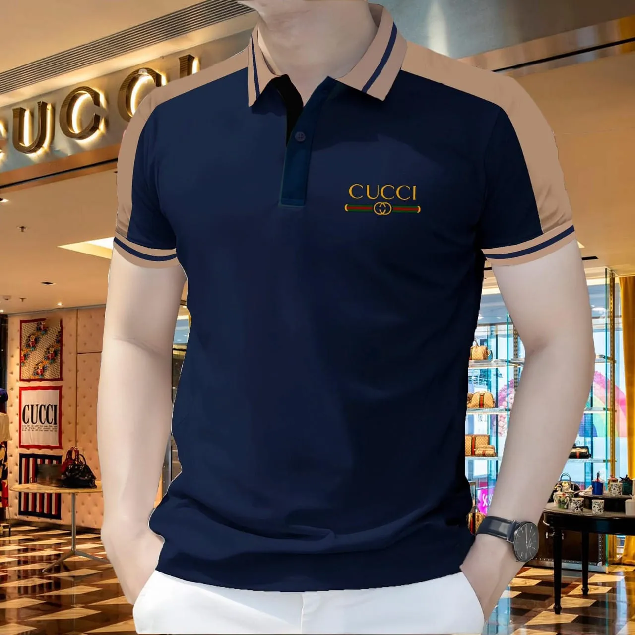 Elegant Attractive Stylish Polo Shirt Sleek Look