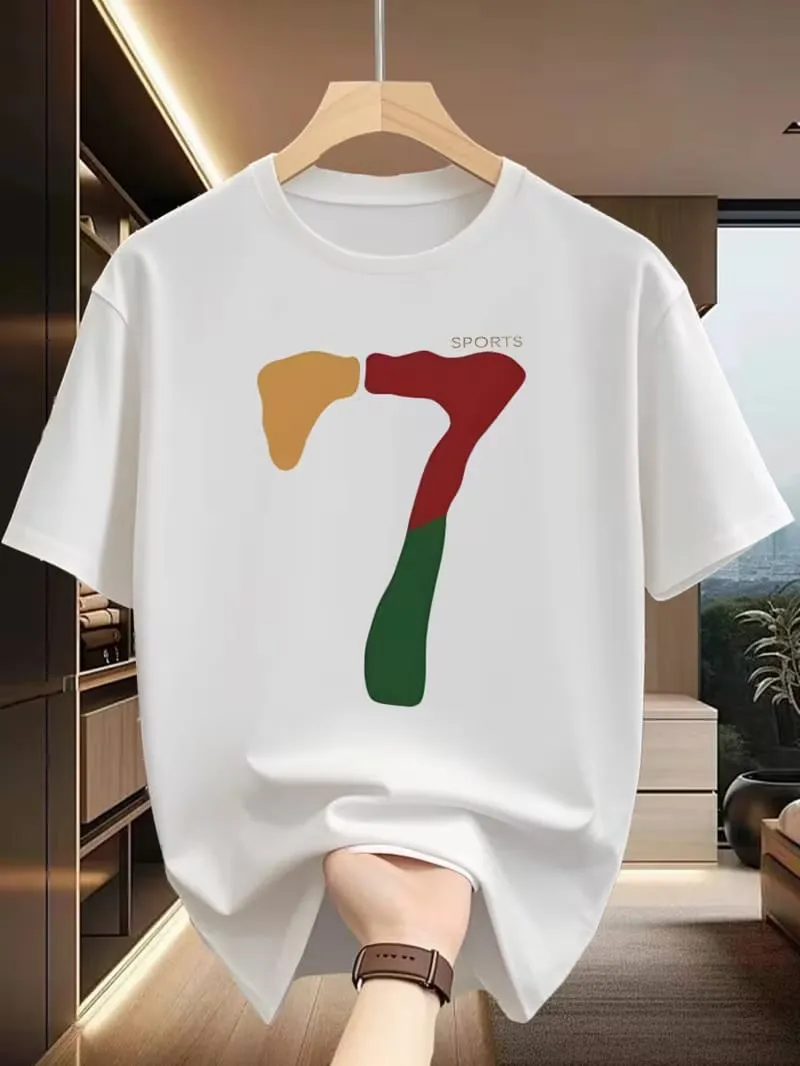 Elegant Basic Drop Shoulder  with DTF Print with DTF Print T-Shirt