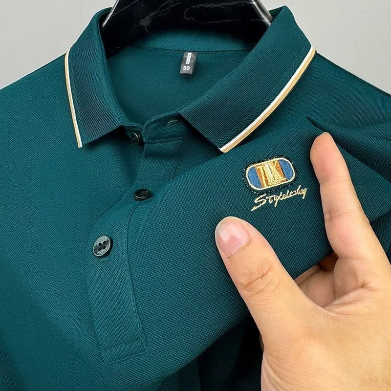 Elegant Premium Cotton Polo Shirt Modern Stylish Appeal