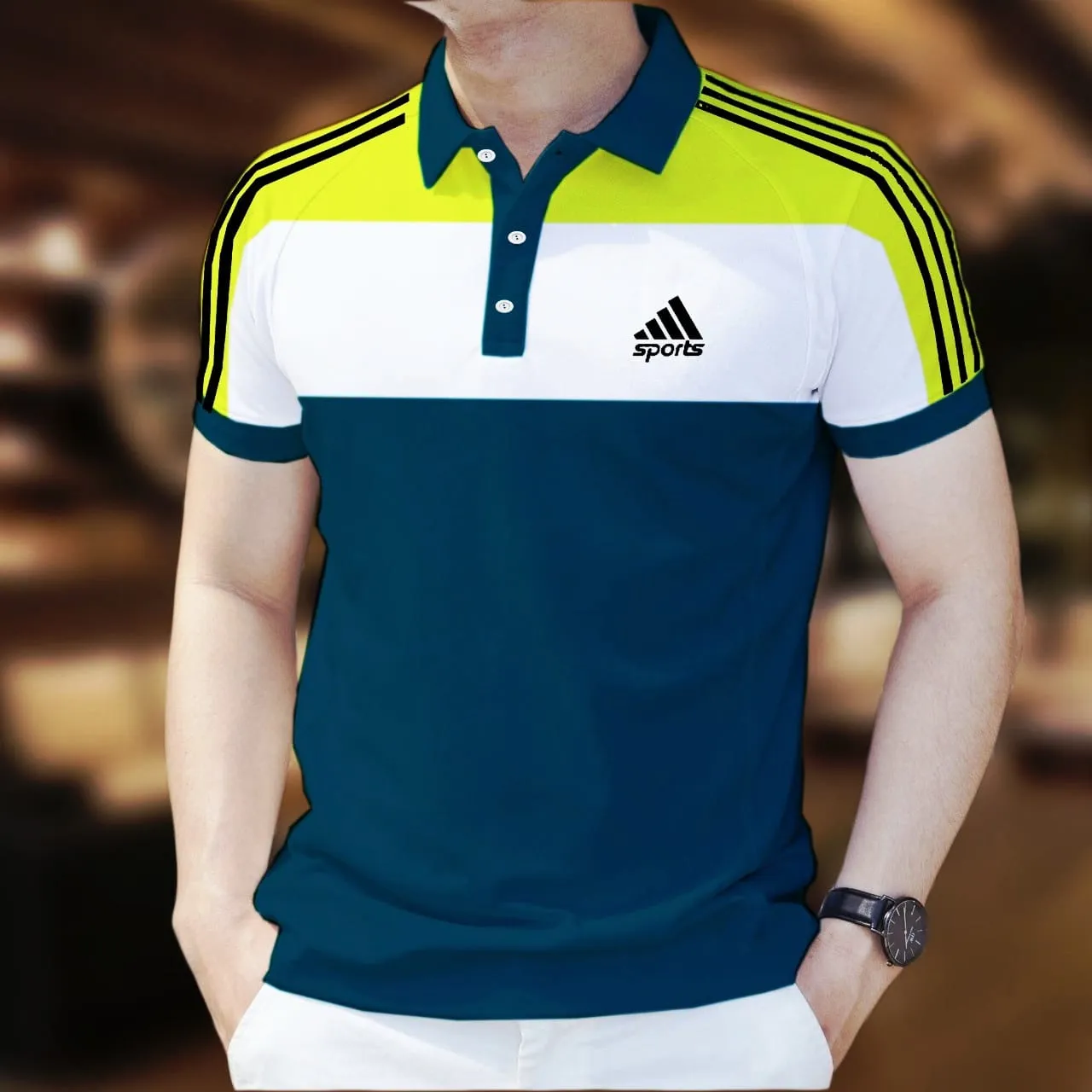Elegant Premium Cotton Polo Shirt Modern Stylish Appeal