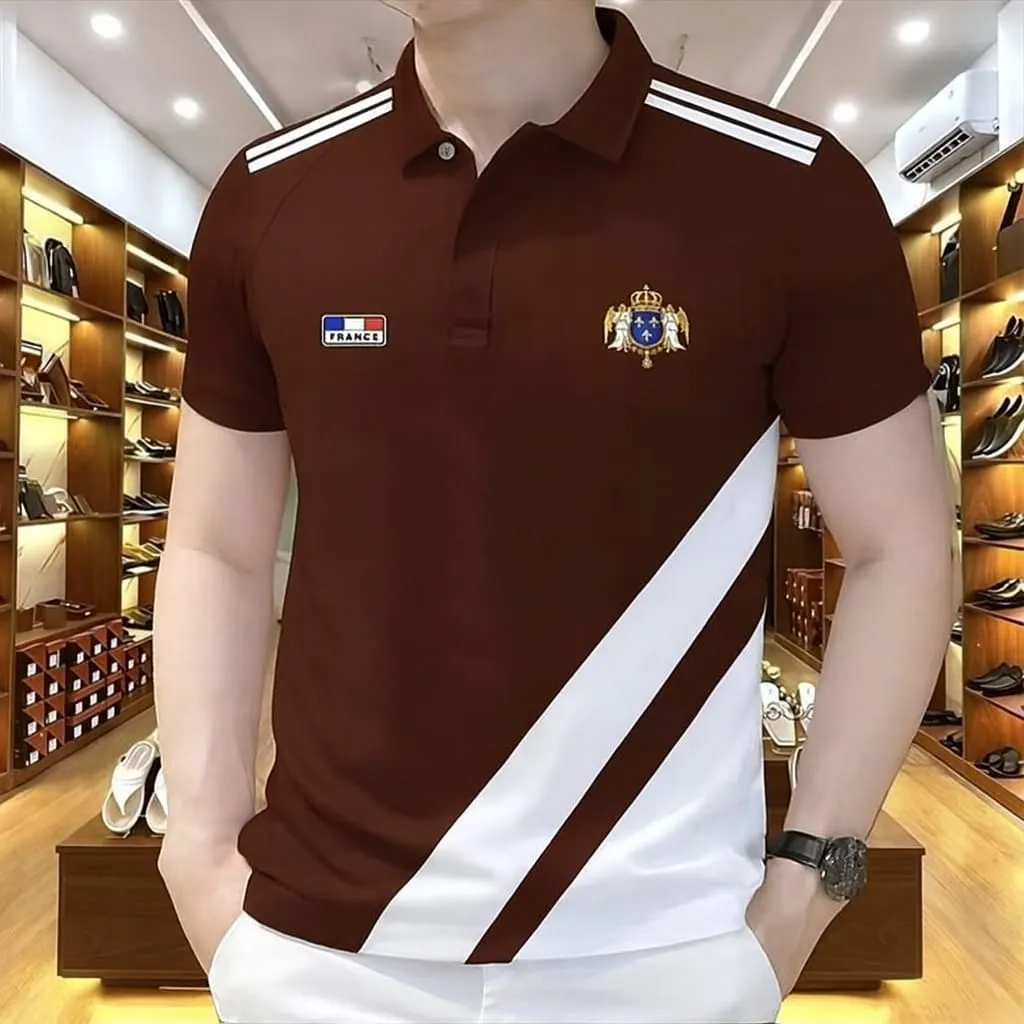 Elegant Premium Cotton Polo Shirt Modern Stylish Appeal