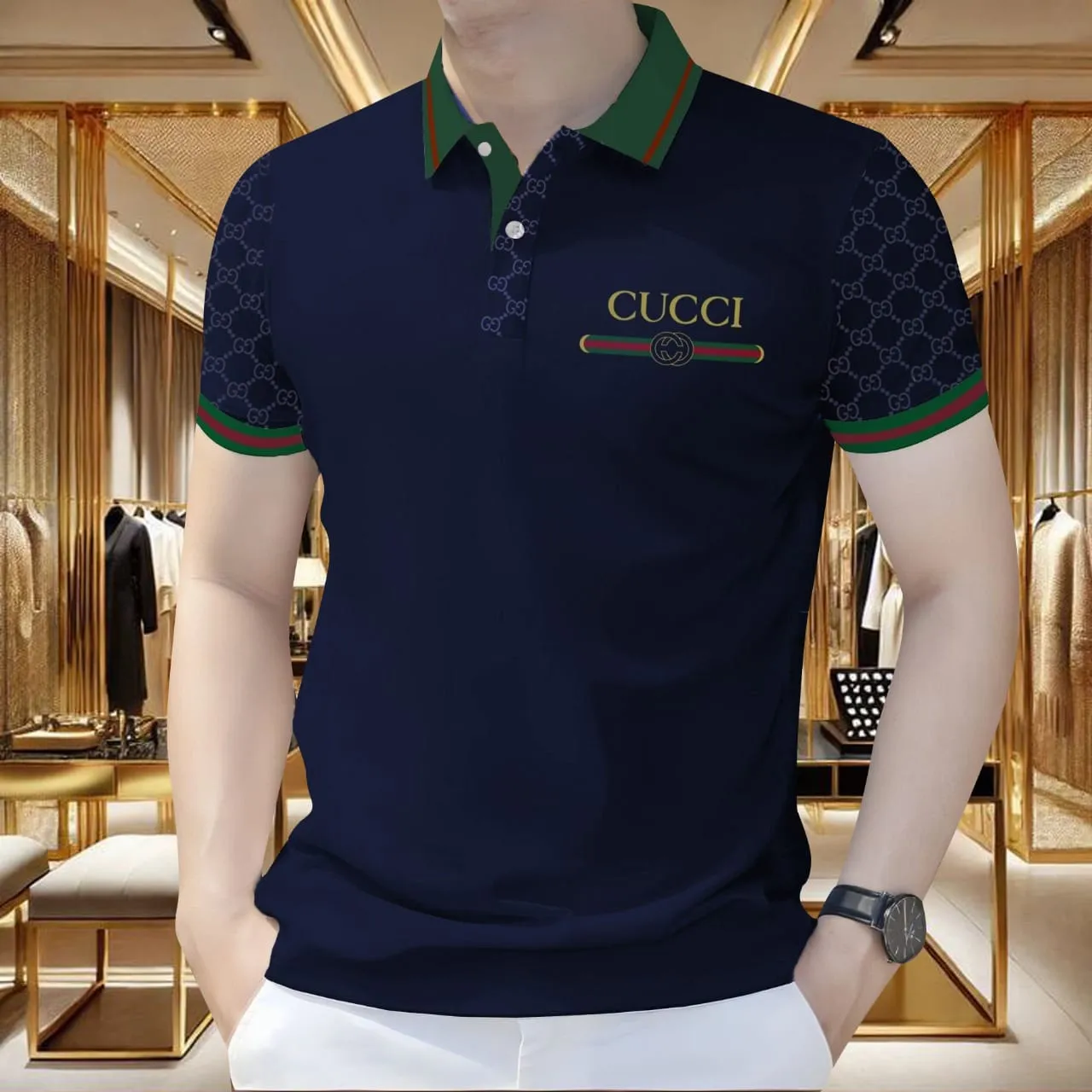Elegant Premium Cotton Polo Shirt Sleek Modern Finish