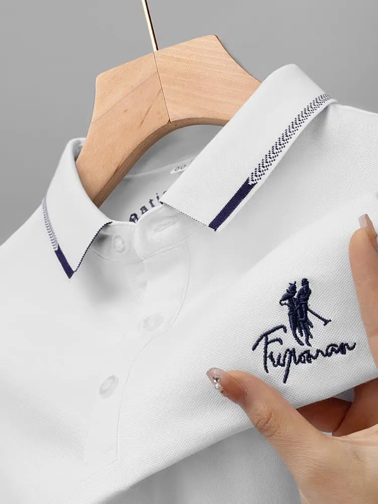 Elegant Premium Cotton Polo Shirt Stylish Men Appeal