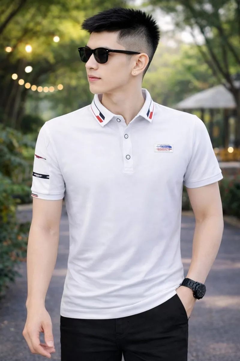 Elegant Premium Cotton Polo Shirt Stylish Men Appeal