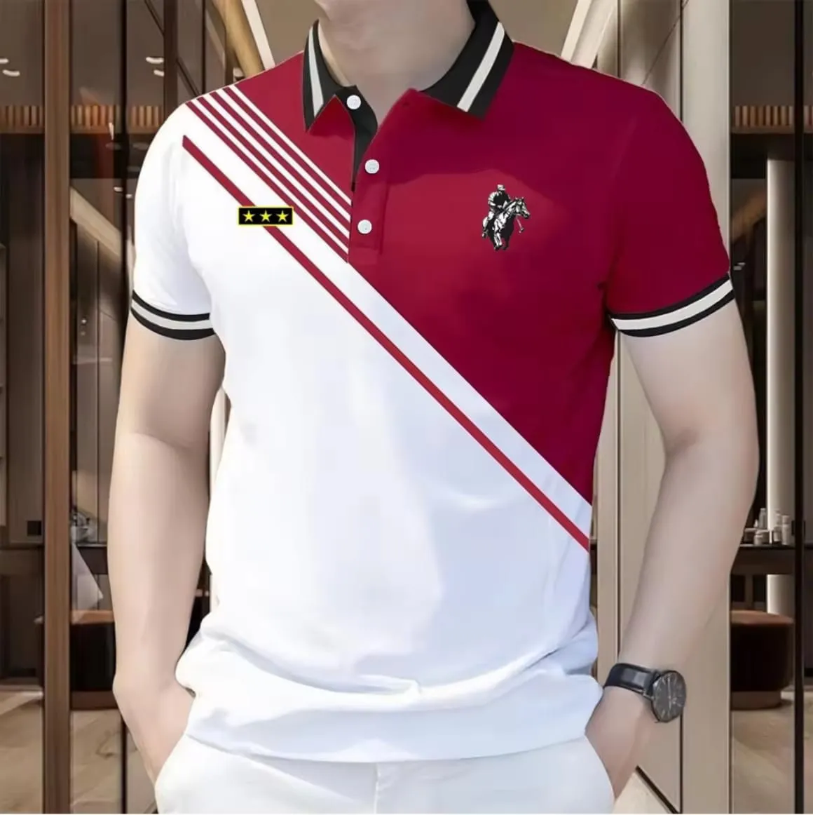 Elegant Premium Cotton Polo Shirt Stylish Men Appeal