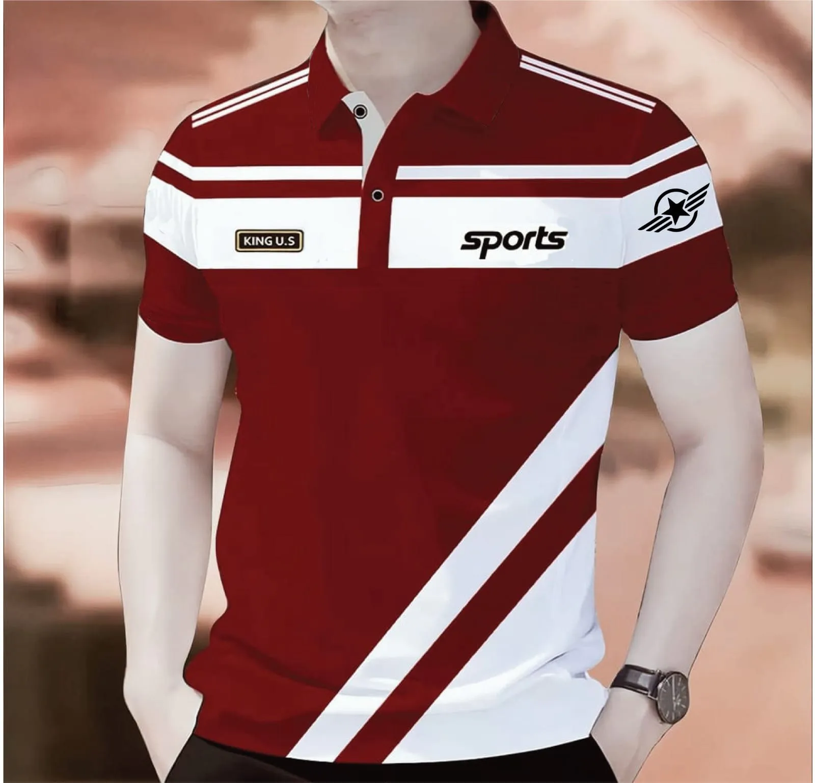 Elegant Premium Cotton Polo Shirt Stylish Occasions Appeal