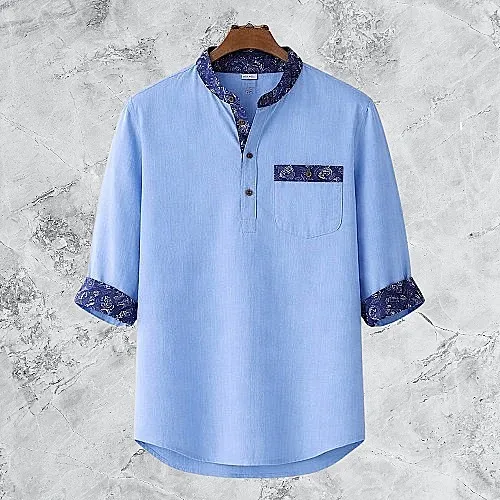 Elite Premium Quality Katuwa Vintage-Wash Comfortable Print Shirt