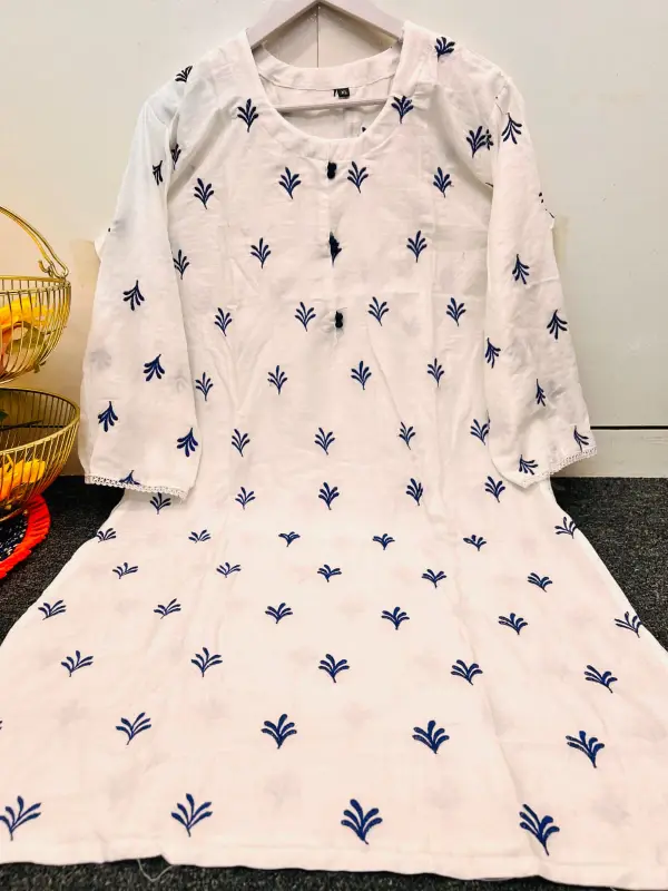 Embroidery Cotton Co-Ord Set - Chic Outfit