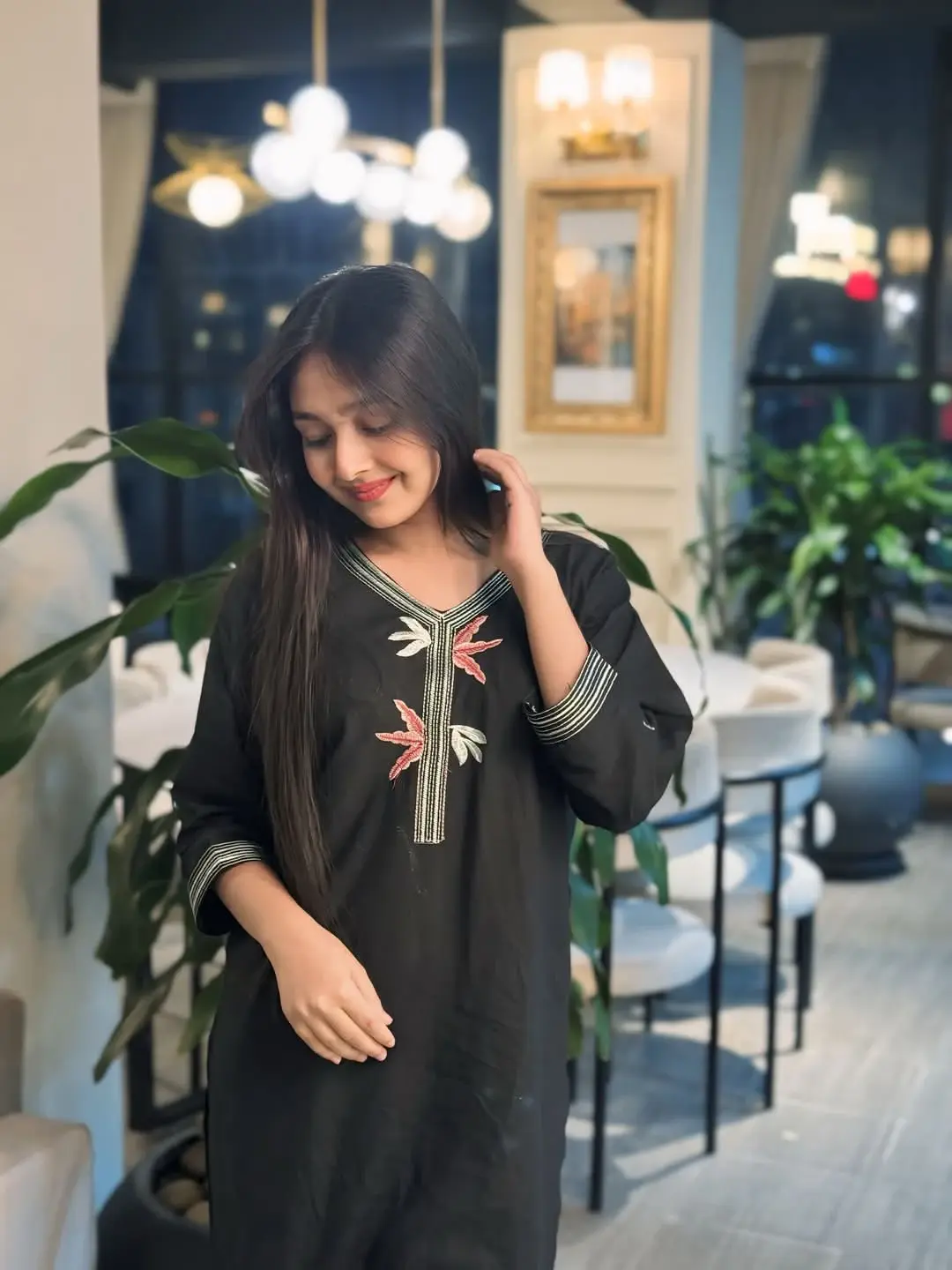 Embroidery Cotton Co-Ord Set - Fashionably Coordinated