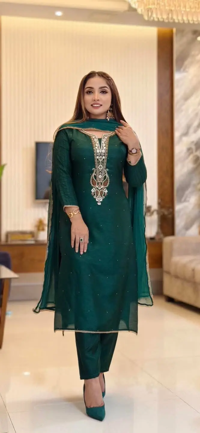 Embroidery Three Piece for Every Occasion