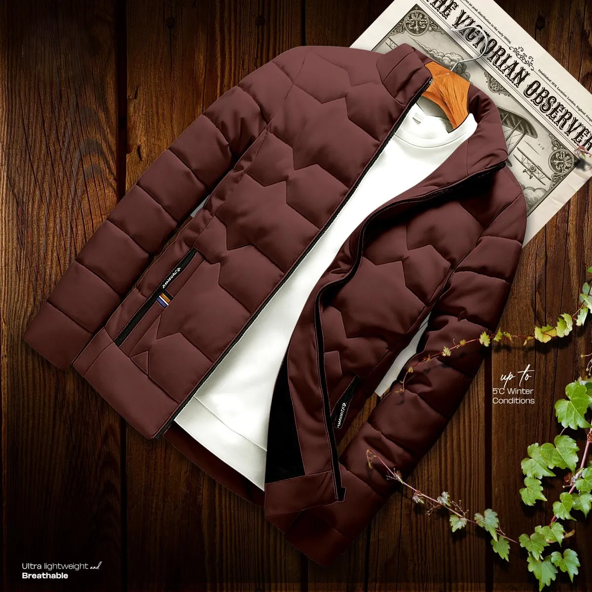 Nazmas Exclusive Padding Jacket for Men | Shop Online at Best Price