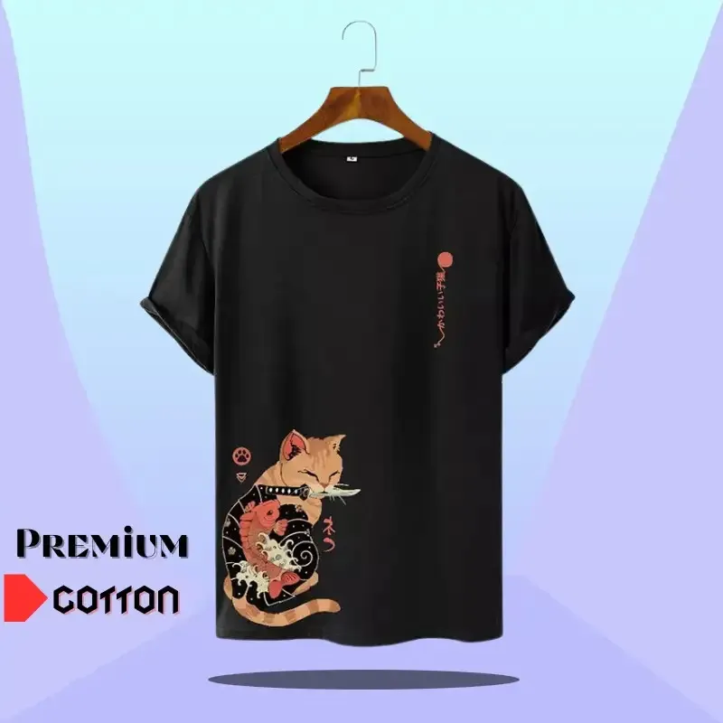 Exclusive Premium Cotton Feather-Soft Exquisite Print T-Shirt