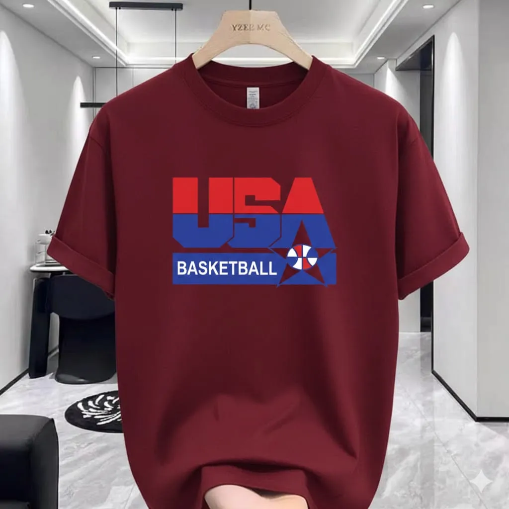 Fancy Premium Drop Shoulder Bio-Wash Graphic Design T-Shirt
