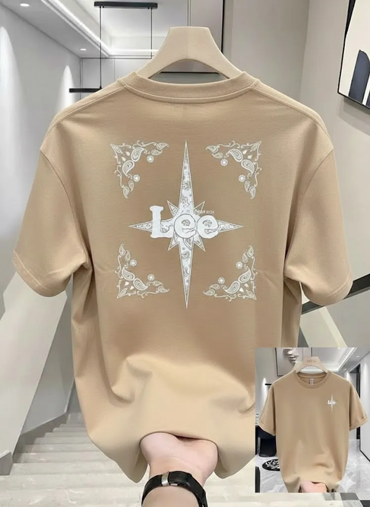 Fancy Premium Drop Shoulder Premium-Fabric with DTF Print T-Shirt