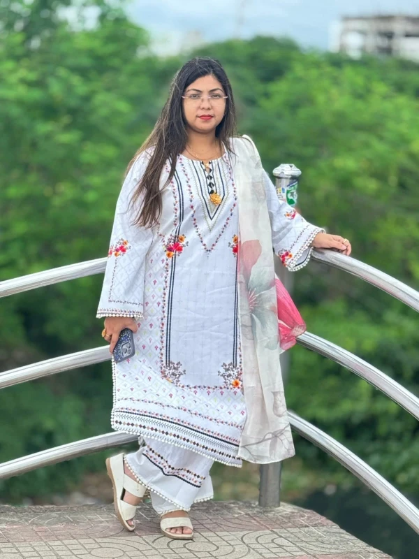 Digital Print Three Piece - Flawless Everyday Wear