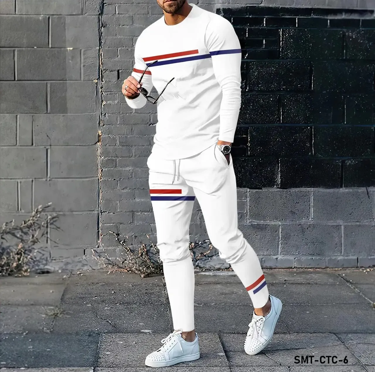 Nazmas Affordable Full Sleeve T-Shirt & Trouser Combo Set Deals