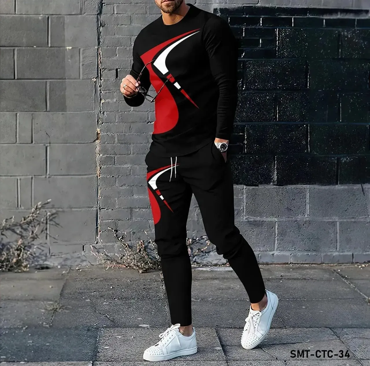 Nazmas Stylish Full Sleeve T-Shirt & Trouser Combo - Shop Online