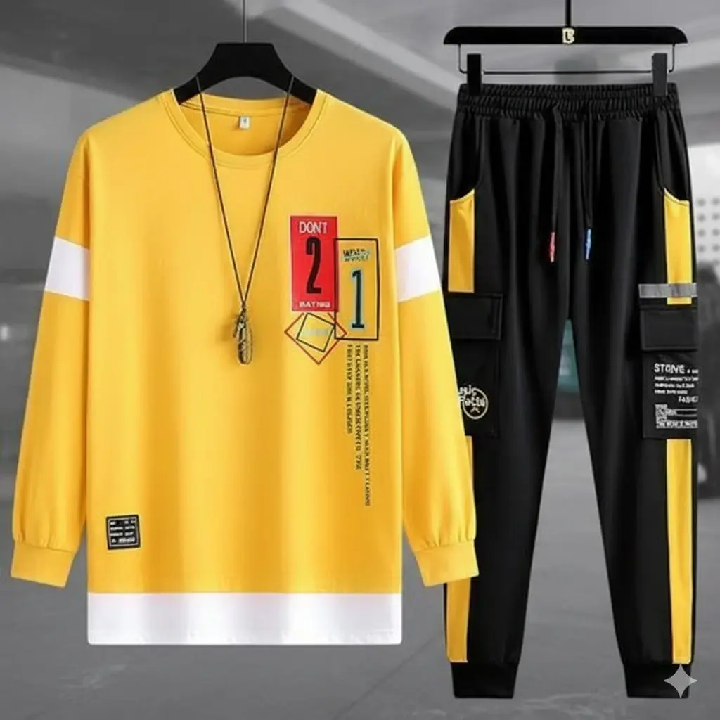 Full Sleeve Tshirt and Trouser Set - Nazmas at Affordable Price BD