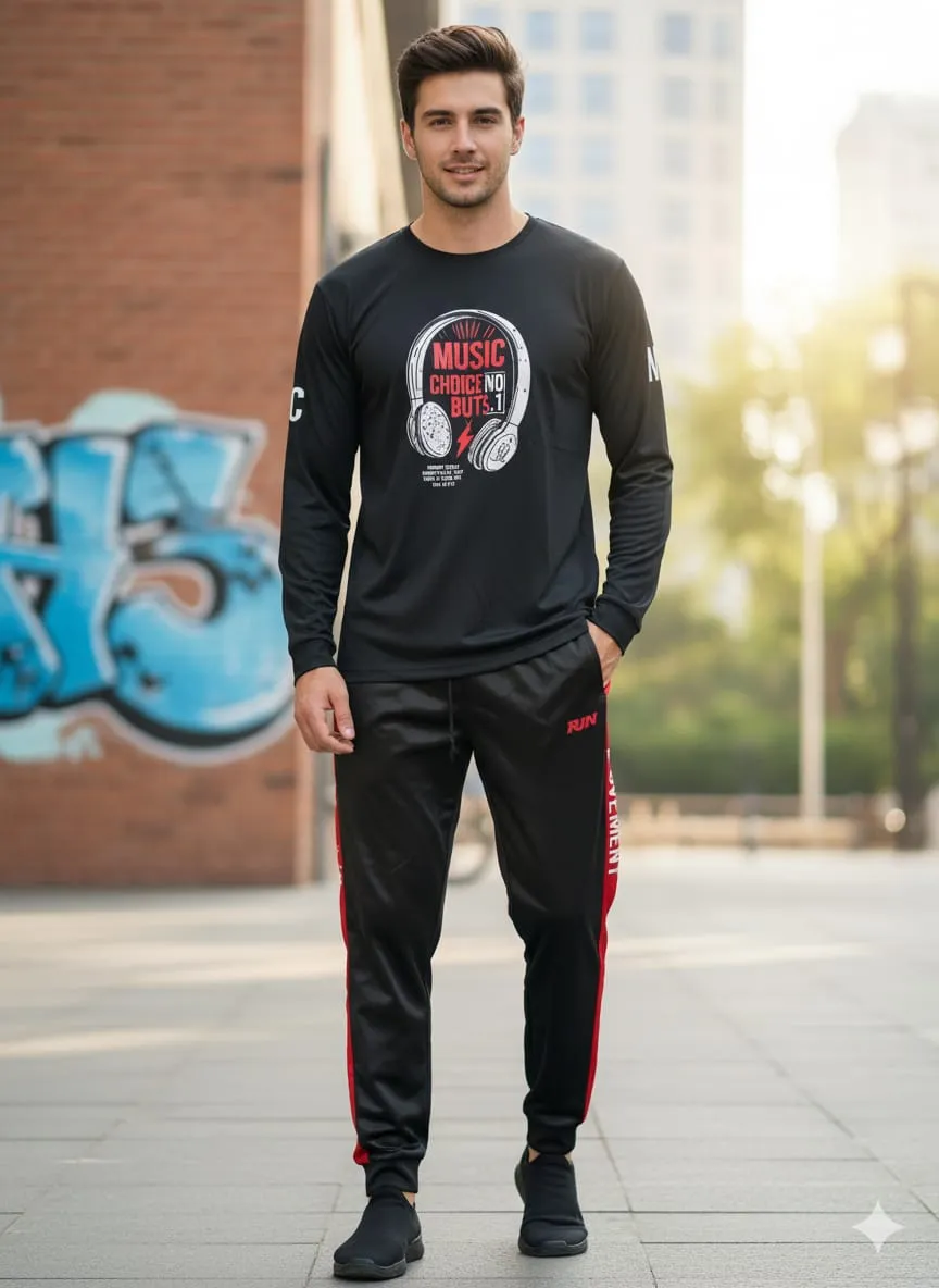 Nazmas Full Sleeve T-Shirt & Trouser Set - Shop Online Best Price