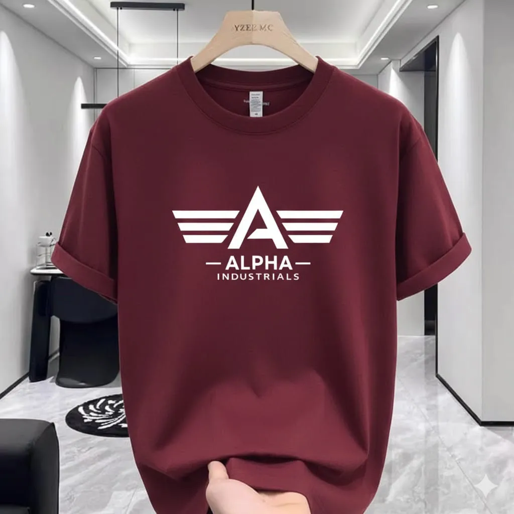 Grand Premium Drop Shoulder Heavyweight Solid Pattern T-Shirt