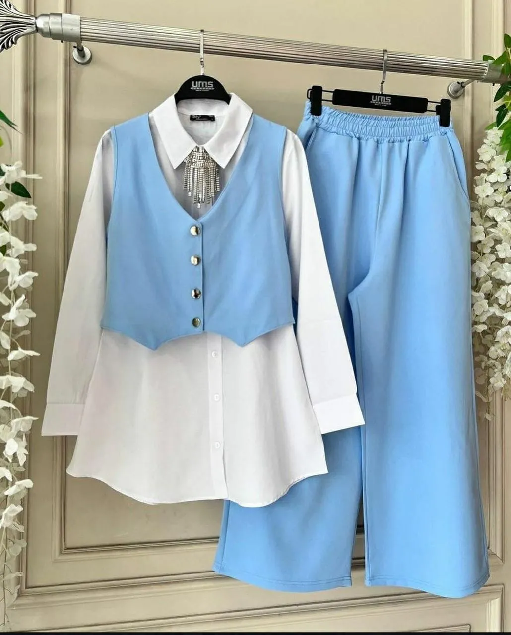 High-Quality Stitching Artistic Koti Co-ord Set with Mirror Work Gown