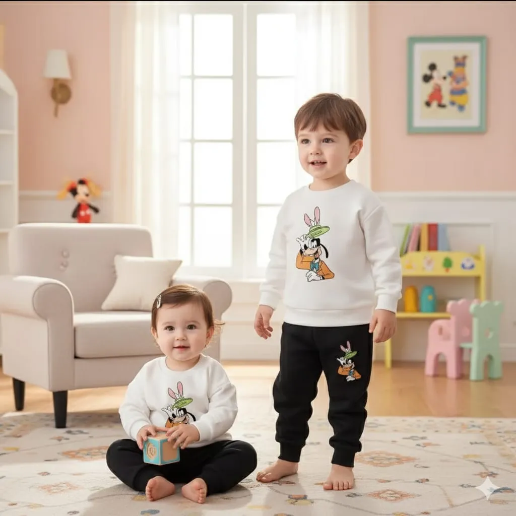 Discover Nazmas Kids Sweatshirt & Trouser Set for Boys & Girls Online   (শুধুমাত্র একটি সেট বা একজন শিশুর ড্রেস)