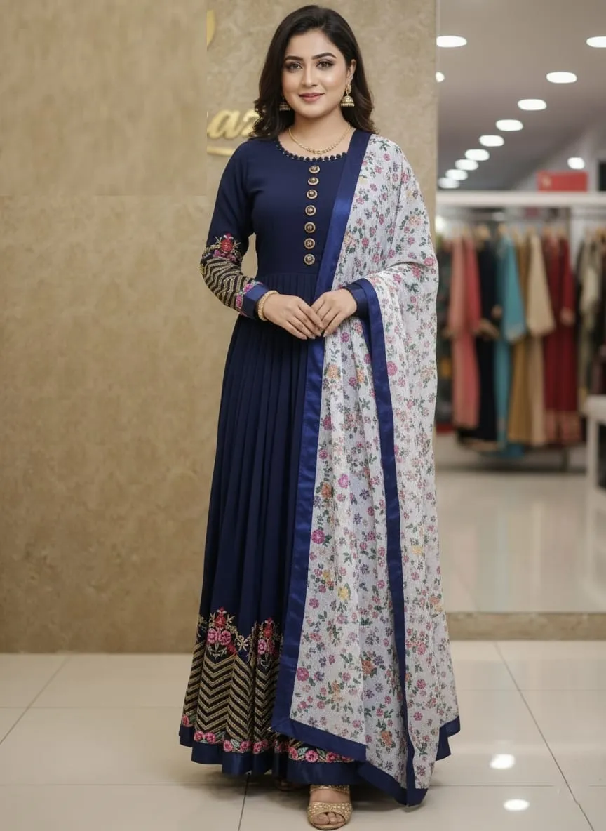 Jorjet Embroidery Party Dress Wear