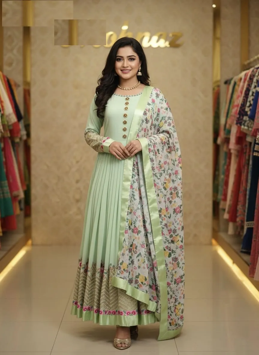 Jorjet Embroidery Party Dress Wear