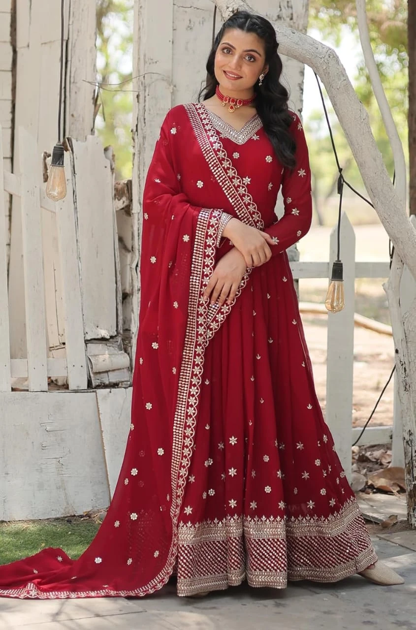 Elegant Three Piece Party Gown Online