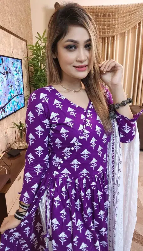 Lilen printed Three Piece - Nazmas Lowest Price BD