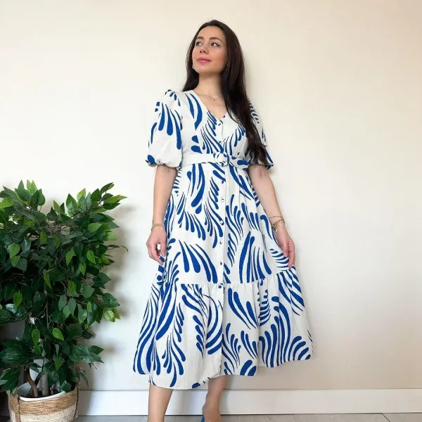 Fashionable Linen Long Kurti at Nazmas - Lowest Price in Bangladesh