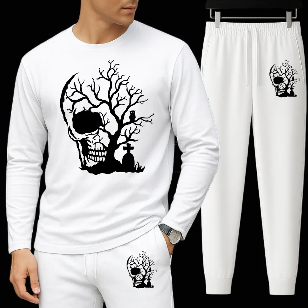 Get Nazmas Long Sleeve Drop Shoulder Tshirt Set - Lowest Price