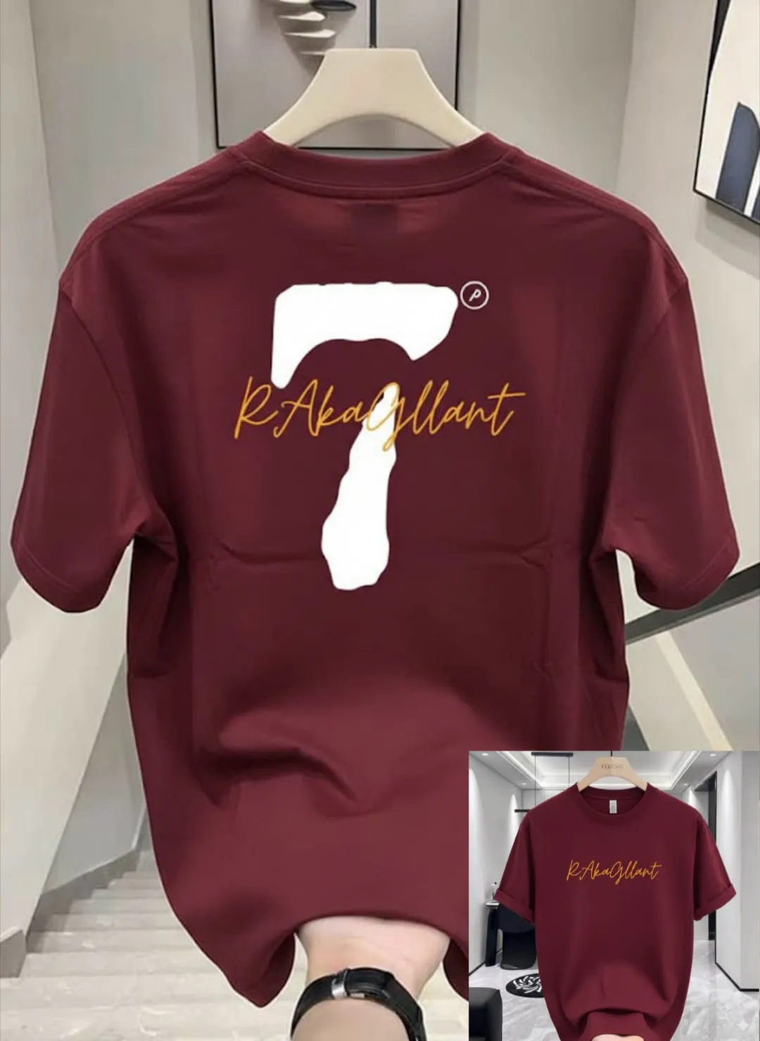 Luxury Basic Premium Drop Shoulder Unique Texture T-Shirt