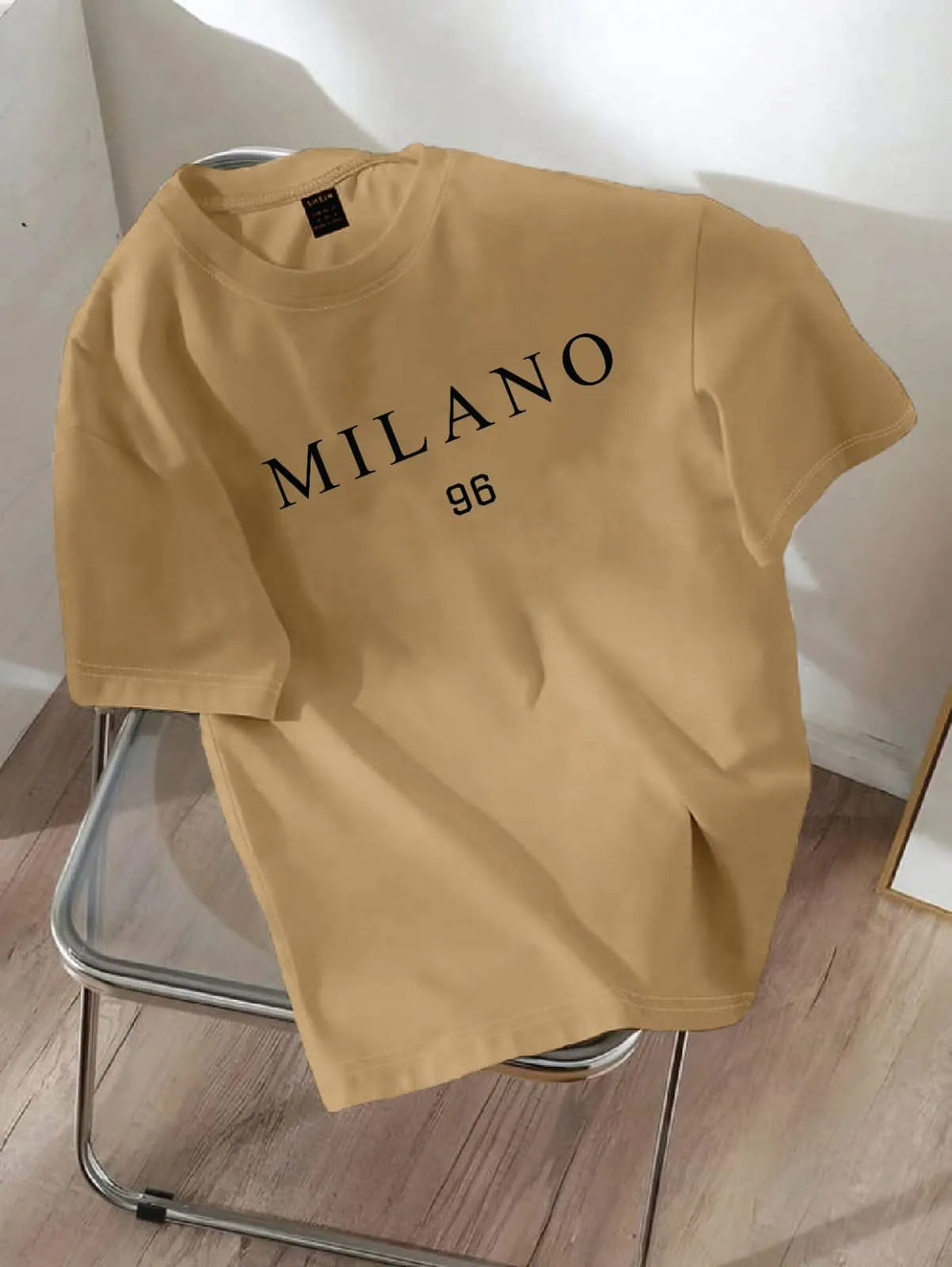 Luxury Comfortable Drop Shoulder  with DTF Print Bold Graphics T-Shirt