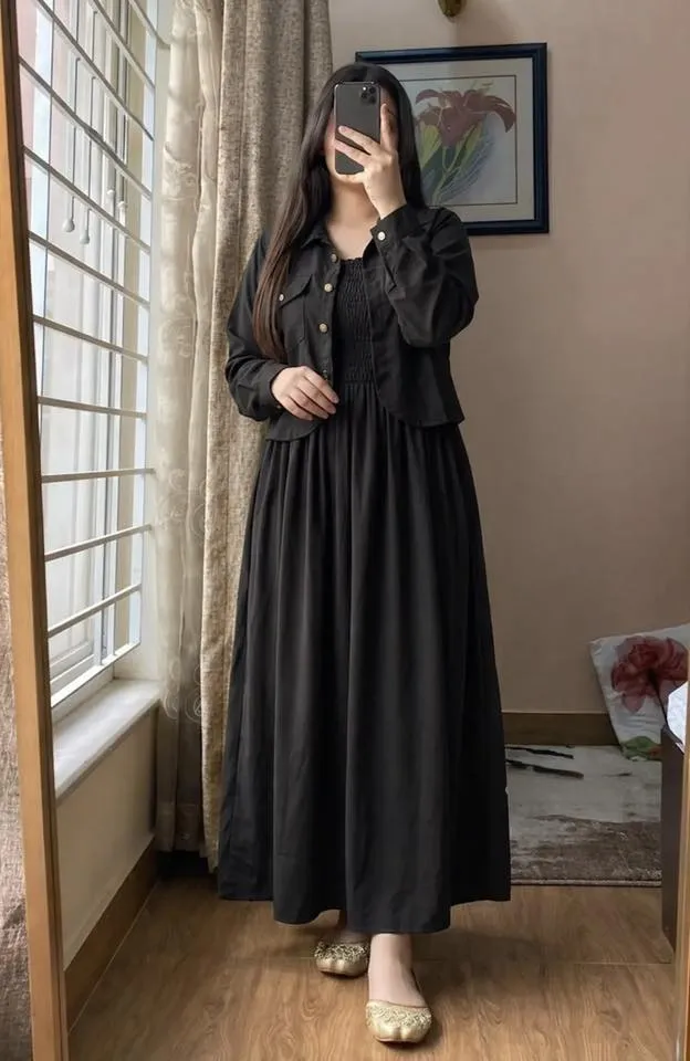 Luxury Velvet Premium Stylish Smoking Traditional Motif Gown