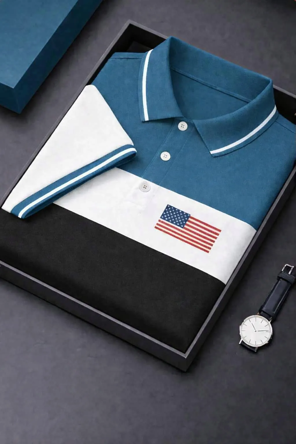 Luxury-Feel Exclusive Stylish New Polo Shirt Minimalist Look Polo-Shirt