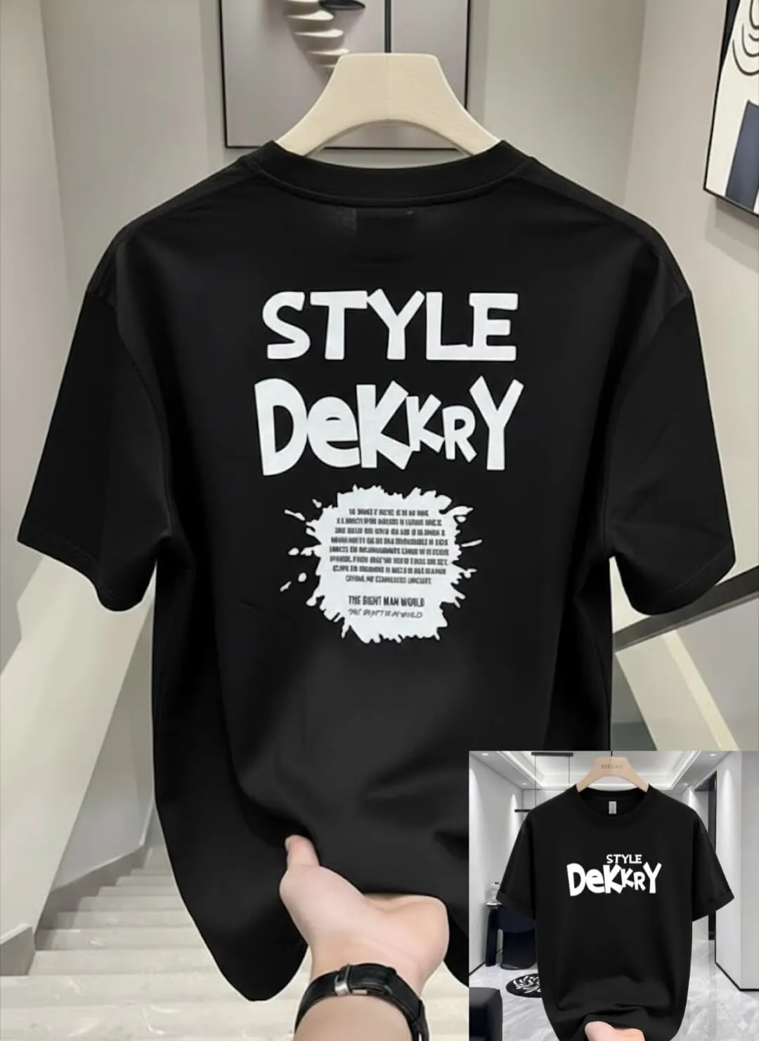 Modern Crew-Neck Premium Drop Shoulder Aesthetic Finish T-Shirt